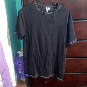 H&M black tshirt dress
